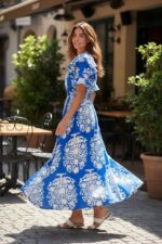 Long Print Dress - Image 2