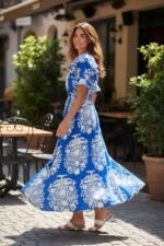 Long Print Dress - Image 2