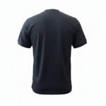 Black Round Neck T-Shirt - Image 2