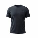 Black Round Neck T-Shirt - Image 4