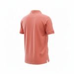 Coral Cotton Polo T-Shirt - Image 4