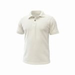 Classic White Cotton Polo T-Shirt