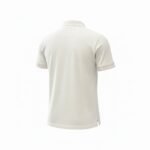 Classic White Cotton Polo T-Shirt - Image 4