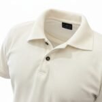Classic White Cotton Polo T-Shirt - Image 3