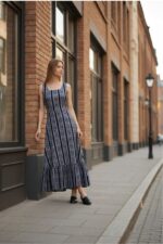 BACK SMOCK DRESS - Image 5