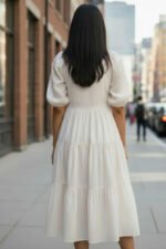 V NECK DRESS - Image 2