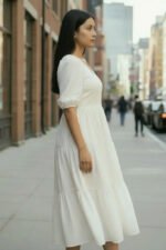 V NECK DRESS - Image 5