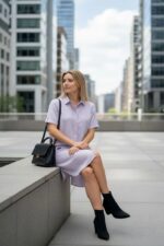Frezi Cotton Linen Shirt Dress - Image 2